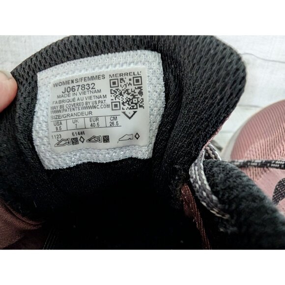 Merrell Antora 3 Vibram Sole Running Shoes Rose/Black Size 9.5 - Picture 3 of 6